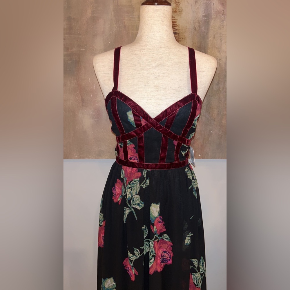 🚫SOLD🚫 NWT Altar’d State corset detail floral maxi dress sz s - Picture 8 of 13